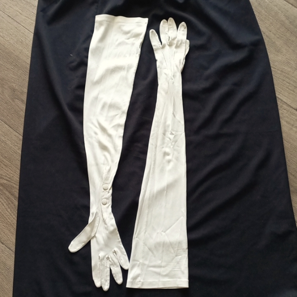 Vintage Cinderella Opera Gloves